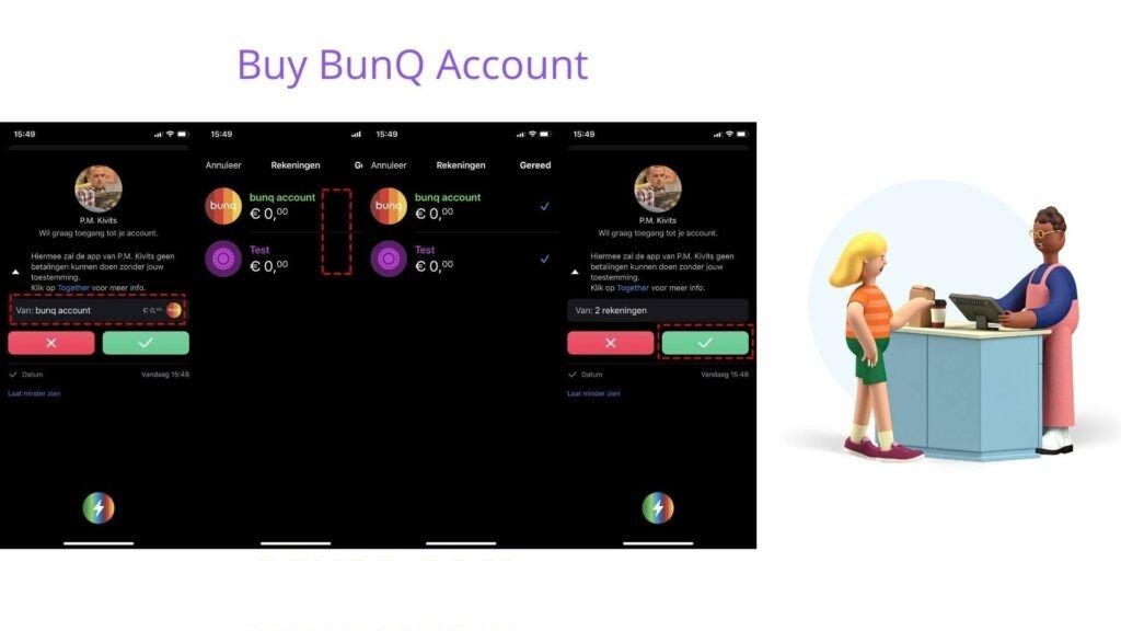buy bunq account, bunq account to buy, bunq account for sale, best bunq account, verified bunq account,